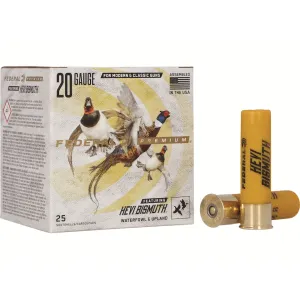 Federal Premium Hevi-Bismuth 20 Gauge Ammo 3" #4 Bismuth Shot 1-1/8 oz Case of 250 (10 Boxes of 25)