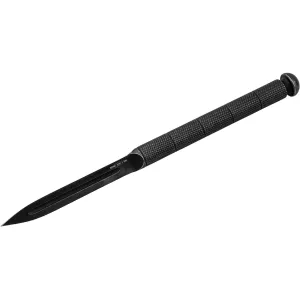 Boker Knives History Knife & Tool Sleeve Dagger Fixed Blade Knife 3.5" Dagger GCr15 Black Stonewash Blade Metal Handle Black Stonewash