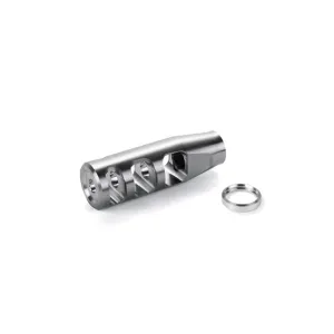 JP Enterprises Competition Series Compensator 9mm Bore Diameter 1/2"-36 Thread 0.750" Outside Diameter Stainless Steel