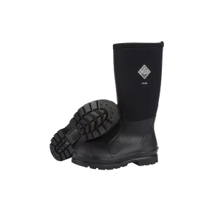 Muck Boots Men's Chore Hi 15" Waterproof 5mm Insulated Work Boots Rubber Black 9 D