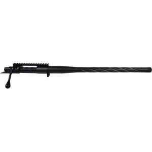 Kelbly's Atlas Lite 75 Degree Throw Barreled Action 22 Creedmoor 18" Medium Fluted Threaded Barrel Black Nitride