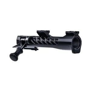 American Rifle Company Coup De Grace Lightweight Rifle Action Remington 700 Short Magnum Bolt Face Black DLC