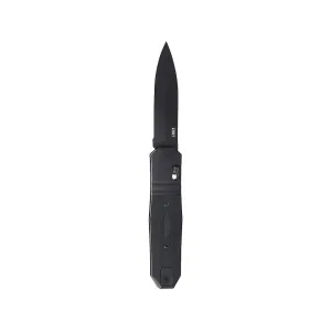 CRKT Redemption Compact Pocket Knife 3.28" Spear Point CPM MagnaCut Black PVD Blade G-10 Handle Black