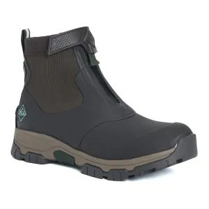 Muck Boots Men's Apex Mid Zip Waterproof Hunting Boots Rubber Dark Brown 8 D