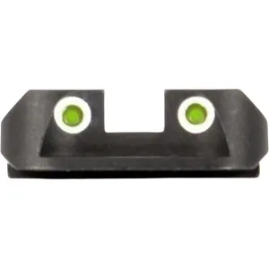 Novak Rear Night Sight for Ruger SP101 Steel Matte with Green Tritium Dots