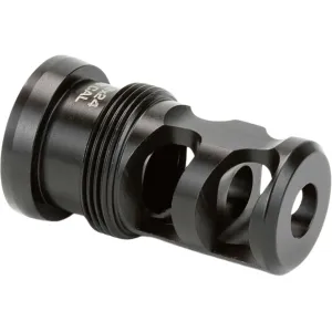 Griffin Armament Paladin Muzzle Brake Suppressor Mount 338 Lapua 3/4x24 Thread Stainless Steel Black