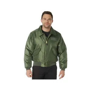 Rothco Men's CWU-45P Flight Jacket Sage Green Large