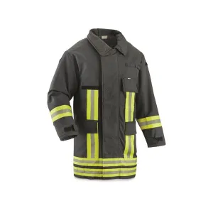 Military Surplus German Gore-Tex Firefighter Jacket Grade 2 Dark Blue 2XL