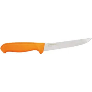 Morakniv Hunting Straight Boning Fixed Blade Knife 6.1" Boning Stainless Steel Polished Blade Polymer Handle Blaze Orange