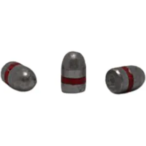 HSM Hard Cast Lead 40 Caliber, 10mm (401 Diameter) Bullets 180 Grain Round Nose Flat Point Box of 250