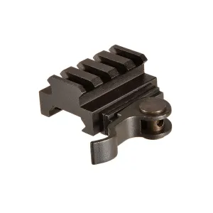 AimShot QD Picatinny Rail Red Dot Riser Mount 1-1/2" Length 14mm Rise Aluminum Matte Black