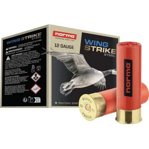 Norma Wingstrike Waterfowl 12 Gauge Ammo 3" BB Steel Shot 1-1/4 oz Box of 25