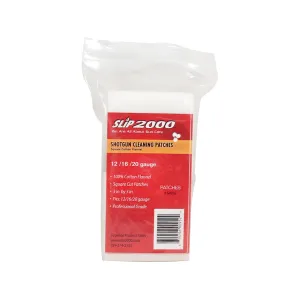 Slip 2000 Gun Cleaning Patches 20, 16, 12 Gauge Square Cotton 400PK