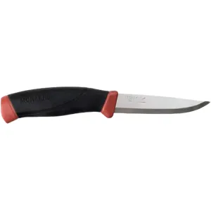 Morakniv Companion S Fixed Blade Knife 4.1" Clip Point Stainless Steel Polished Blade Polymer Handle Black/Red