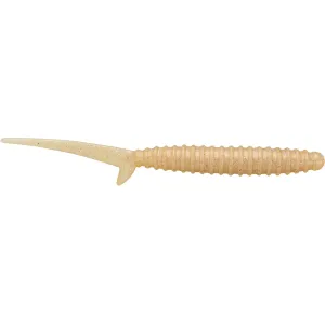 Big Bite Baits Scentsation Thresher Worm 4" Pearl White