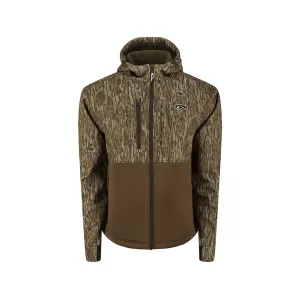 Drake Men's MST Hole Shot Eqwader Jacket Mossy Oak Bottomland 2XL