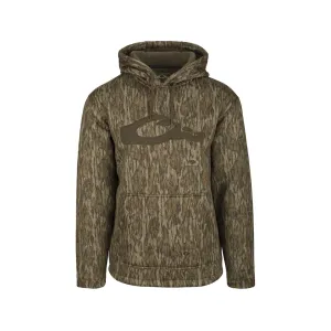Drake Men's LST Silencer Hoodie Mossy Oak Bottomland XL