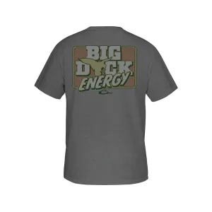 Drake Men's Big Duck Energy Short Sleeve T Shirt Graphite Heather XL