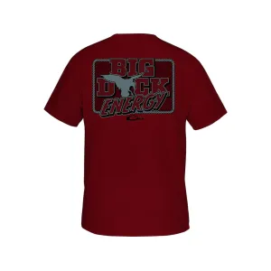 Drake Men's Big Duck Energy Short Sleeve T Shirt Red Dahlia XL