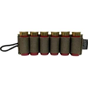 MidwayUSA Shotgun Card with Adhesive Hook & Loop Attachment 6-Round Olive Drab