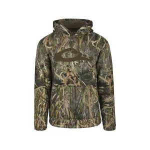 Drake Men's LST Silencer Hoodie Mossy Oak Shadow Grass Habitat Medium