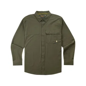 Marsh Wear Men's Big Pine Field Long Sleeve Shirt Fossil 2XL
