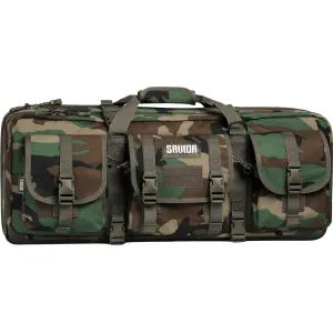 Savior Equipment American Classic Double Short Barrel Rifle Case 24" Polyester M81 Woodland Camo
