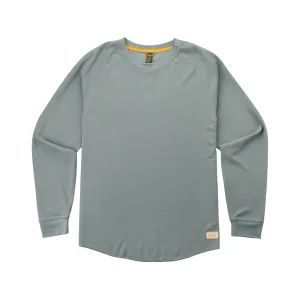 Marsh Wear Men's Surfside Waffle Knit Long Sleeve Shirt Steel Large