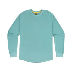 Marsh Wear Men's Surfside Waffle Knit Long Sleeve Shirt Trellis Heather Medium