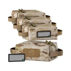 Savior Equipment Loose Sac Soft Ammo Pouch 4PK Nylon Multicam Arid