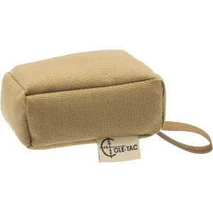 Cole-Tac Bitty Shooting Rest Bag Nylon Coyote Brown