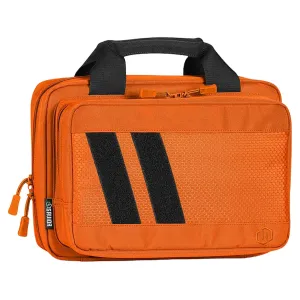 Savior Equipment Specialist Low Profile Double Pistol Case 13" Polyester Hunter Orange