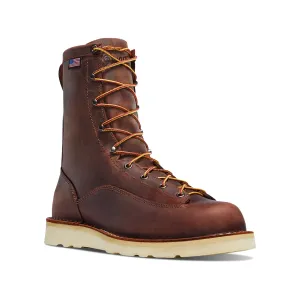 Danner Men's Bull Run 8" Work Boots Leather Brown 9 D