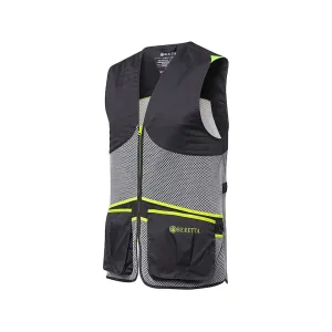 Beretta Full Mesh Shooting Vest Men's Ebony and Ice Gray XXXL