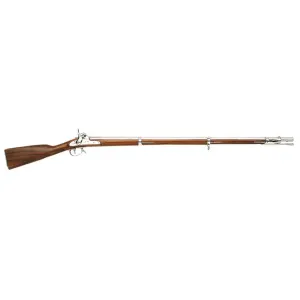 Traditions 1842 Springfield Musket 69 Caliber Muzzleloading Rifle 42" Stainless Steel Smoothbore Barrel Hardwood Stock