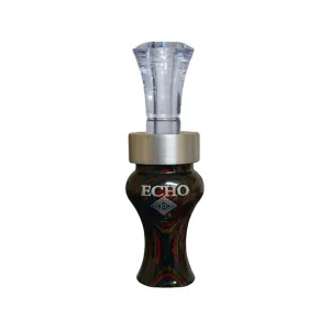 Echo Timber Duck Call Wood/Polycarbonate Blue Diamondwood Double Reed