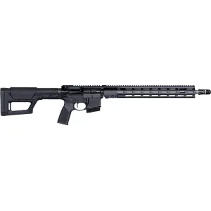 Geissele GFR Stratomatch Semi Automatic Rifle 6mm Advanced Rifle Cartridge (6mm ARC) 18" Black Threaded Barrel Black Frame Luna Pistol Grip