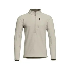 Sitka Gear Men's Snowcrest Half Zip Sweatshirt Oak Heather Large