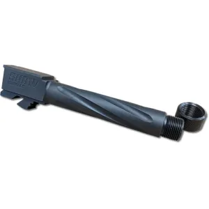 Shaw Barrels Barrel for Glock 19 9mm Luger 1 in 10" Twist  Spiral Flute