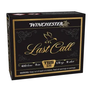 Winchester Last Call TSS 410 Ammo 3" #9 Tungsten Shot 1/2 oz Box of 10