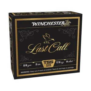 Winchester Last Call TSS 28 Gauge Ammo 3" #9 Tungsten Shot 7/8 oz Box of 10