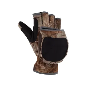 Carhartt Men's Fleece Flip Insulated Hunting Mittens Mossy Oak Original Bottomland Medium
