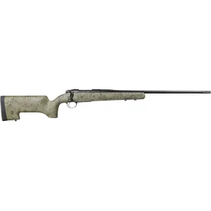 Kimber Mountain Ascent Peak Bolt Action Rifle 7mm-08 Remington 22" Fluted Black Threaded Barrel Black Frame Sage/Black Field Stock