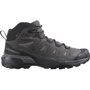 Salomon X Ultra 360 LTR Mid GTX Hiking Boots Leather Castlerock/Asphalt/Kelp Men's 8 D