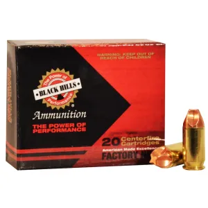Black Hills HoneyBadger 40 S&W Ammo 115 Grain Lehigh Xtreme Defense Fluted Lead Free Box of 20