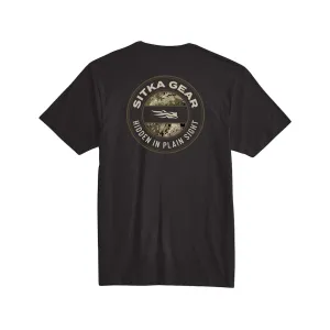 Sitka Gear Men's Hidden Optifade T Shirt Black Subalpine 2XL