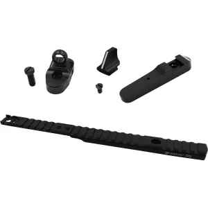 XS Lever Rail Scope Base with Sight Set for Henry 357 Mag Big Boy Ramp Front
