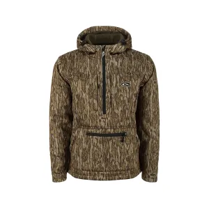 Drake Men's Ultimate Wader Quarter Zip Hoodie Mossy Oak Bottomland XL