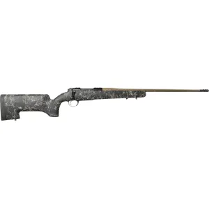 Kimber Mountain Ascent Mojave Bolt Action Rifle 300 Winchester Magnum 26" Fluted Flat Dark Earth Threaded Barrel Black Frame Black/Tan Field Stock
