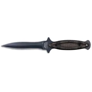 Cold Steel Mini Wasp Stinger Fixed Blade Knife 4" Dagger 52100 Black Blade Micarta Handle Black